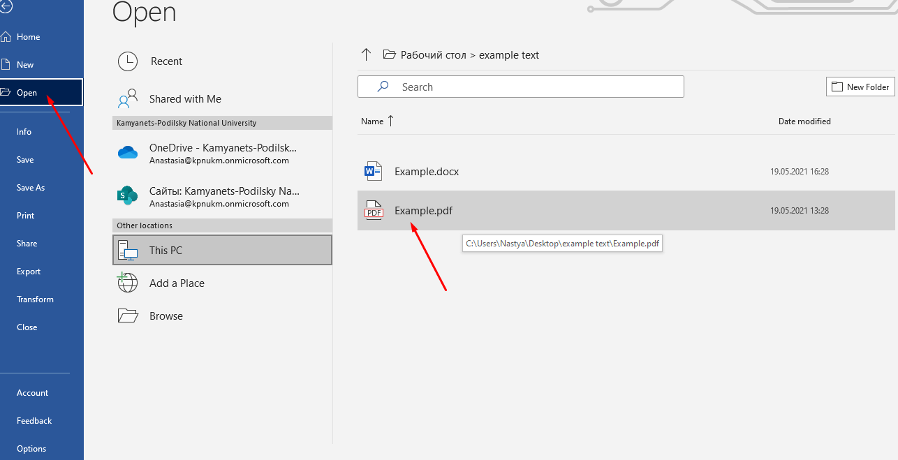 PDF to DOC converter